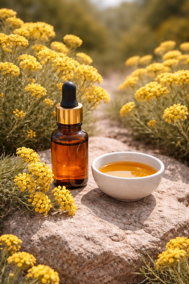 Smilj olje v naravnem okolju