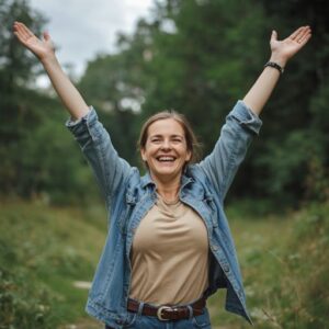 Srečna ženska, ki je premagala celulit Srečna ženska, ki je premagala celulit